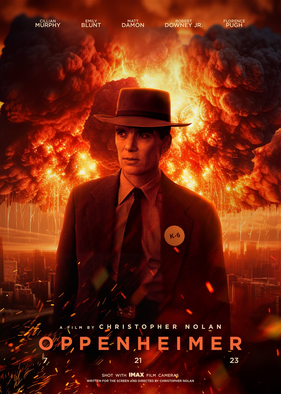 Oppenheimer alternatif film afişi tasarımı