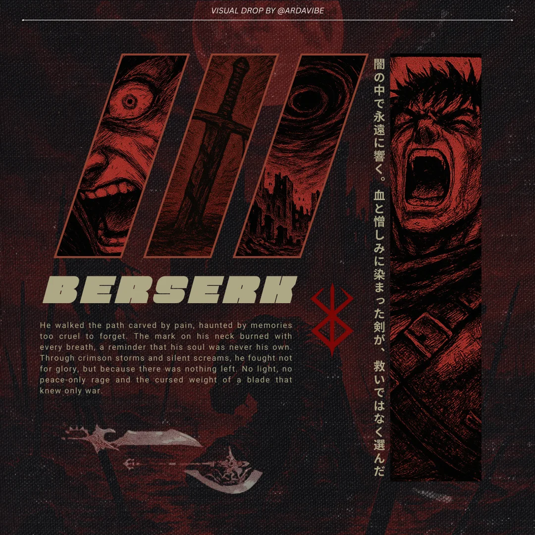 Berserk themed poster design